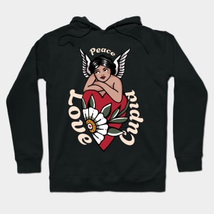 Cute Cupid Vintage Angel Hoodie